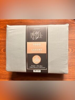 Hotel Style Luxury 1000 TC Queen Sheet Set in Green River
